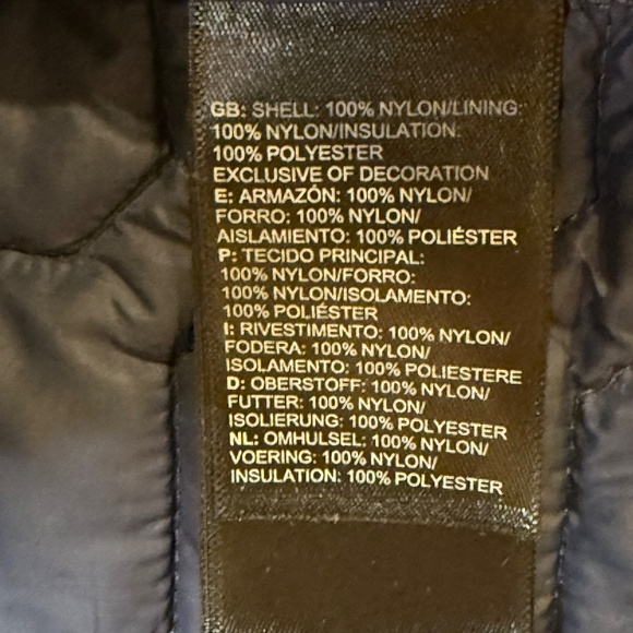 North Face Navy Mens Vest XL - Picture 7 of 9